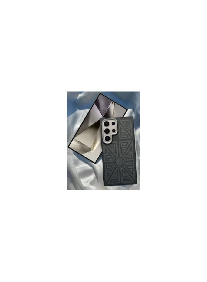 CATANES [for Samsung Galaxy S24 Ultra] Case Carbon Fiber Made Slim & Light Shockproof Phone Cover -Grade Protection - Image 2