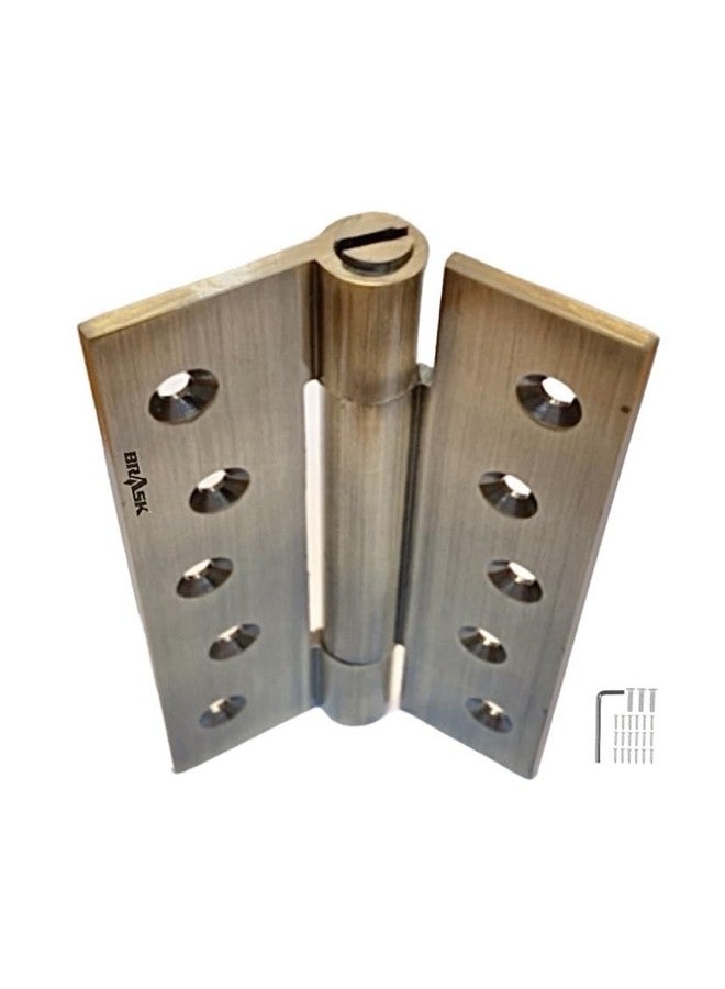 BRASK Brass Spring Hinges/Door Closer Hinge - Single Action 5" (Antique (Pack of 2)) - Image 2