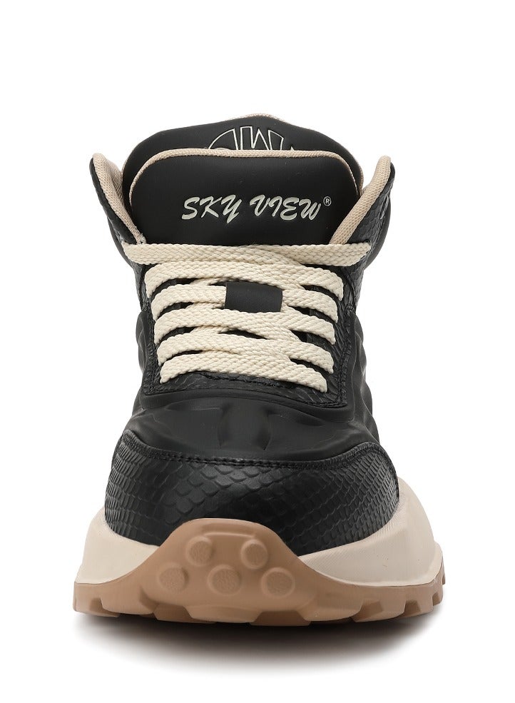 Sky View Mens Fashion Shoes Lightweight Breathable Non Slip Memory Foam Insole Non-Slip and lace up casual Footwear double tongue design comfortable outdoor indoor sneakers - Image 3