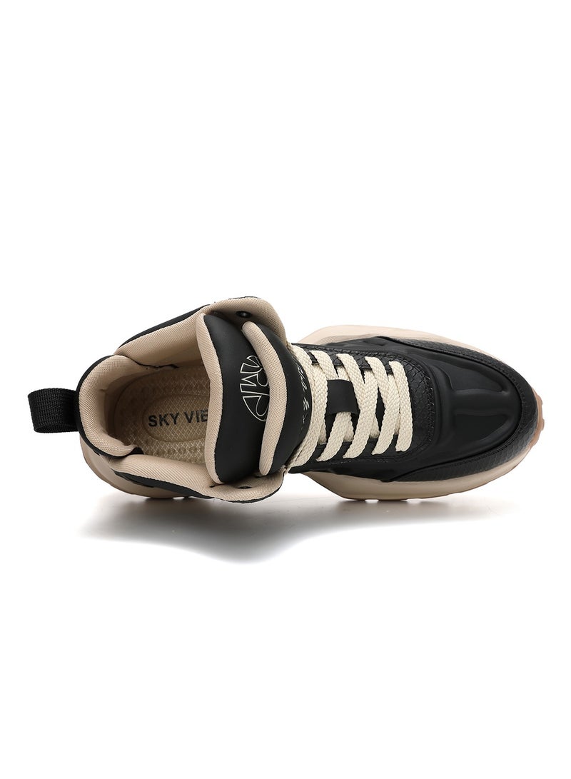 Sky View Mens Fashion Shoes Lightweight Breathable Non Slip Memory Foam Insole Non-Slip and lace up casual Footwear double tongue design comfortable outdoor indoor sneakers - Image 5