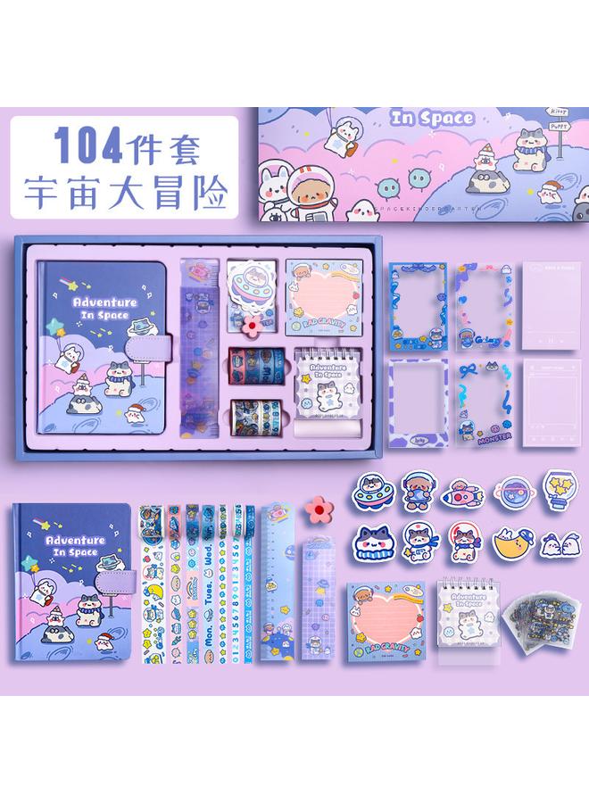 Bluejw 186 Pieces Of Hand-account Stickers This Book Suit Hand-account Books, Full Set Of Tools, Materials, Stickers, Books For Hand-account Materials - Image 1