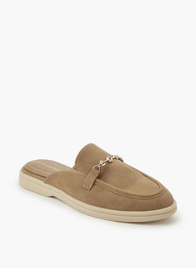 Le Confort Women Metallic Detail Mules