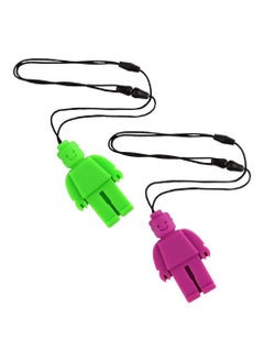 NQOOH Baby Teething Toys Safe for Soothing Gums for Infants and Toddlers 2 Pieces  - Image 2