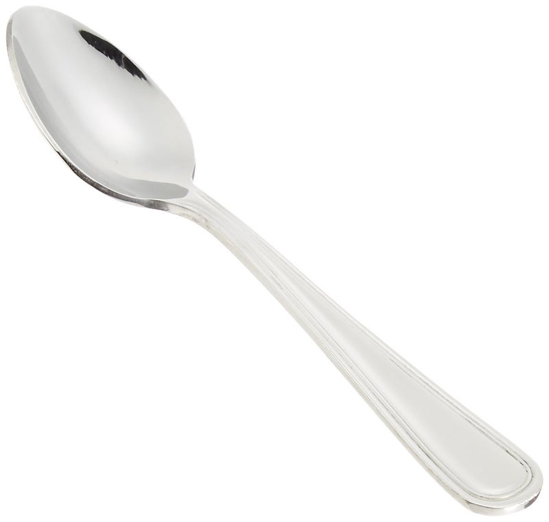Winco Shangarila Stainless-Steel Small Spoon for Coffee, Tea, Espresso and Desserts, Extra Heavyweight, 5.5" (12 Pack)