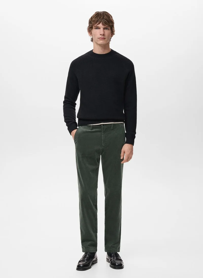 Mango Man  Corduroy slim-fit trousers for Men | Best Price UAE