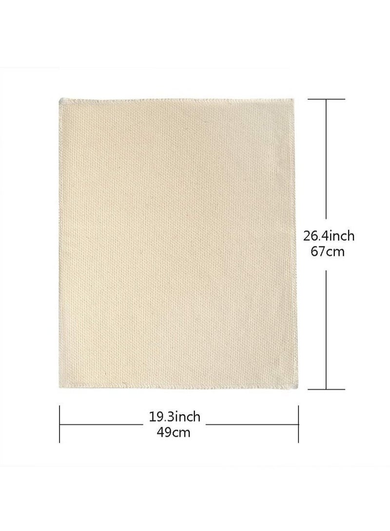 Punch Needle Fabric, Embroidery Fabric, Monks Cloth for Punch Needle Embroidery Rug-Punch & Pinch Needle, 26.4 x 19.3 Inch - Image 4