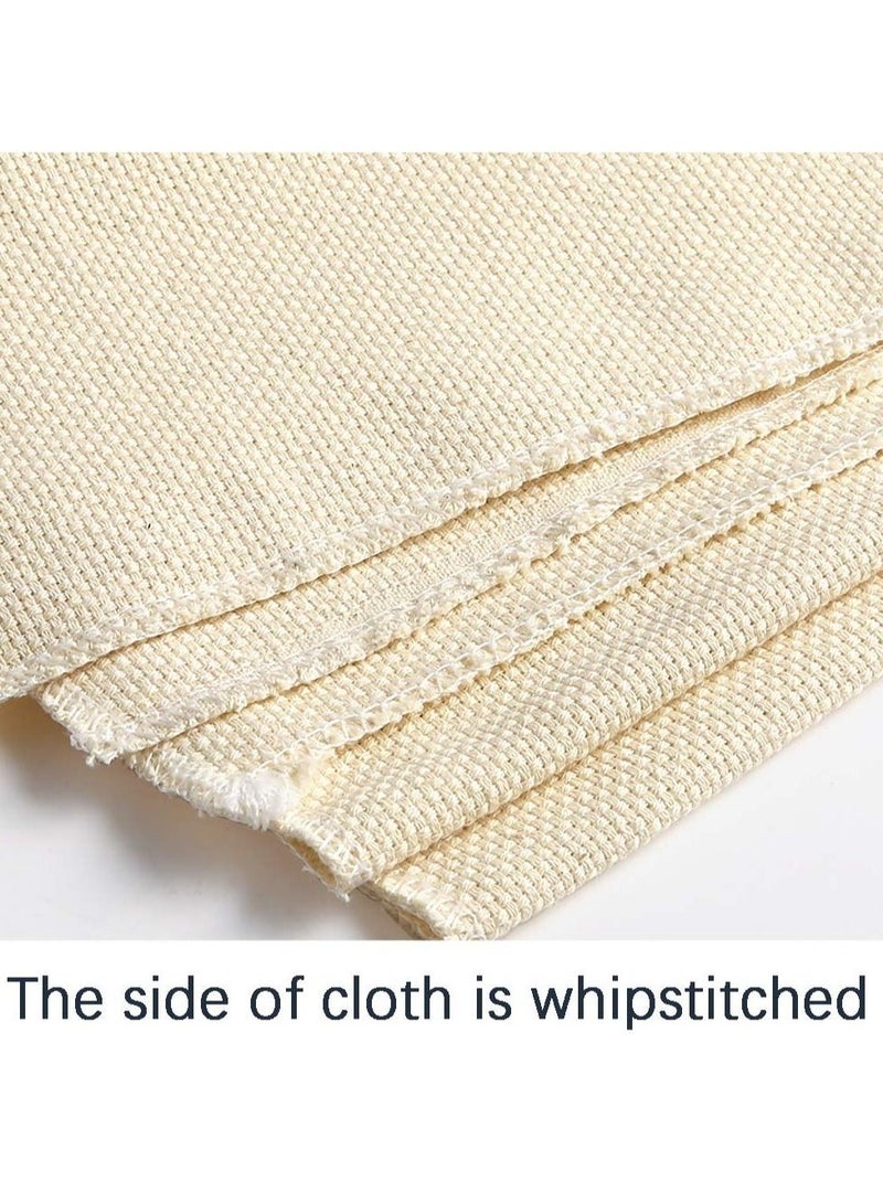 Punch Needle Fabric, Embroidery Fabric, Monks Cloth for Punch Needle Embroidery Rug-Punch & Pinch Needle, 26.4 x 19.3 Inch - Image 3