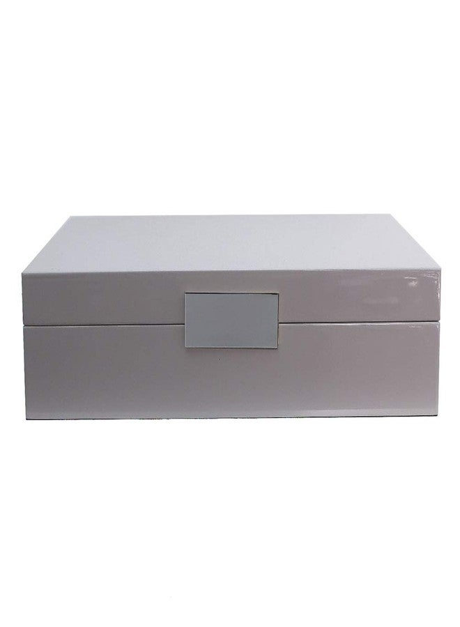 Addison Ross Large Chiffon Lacquer Box With Silver - Image 1
