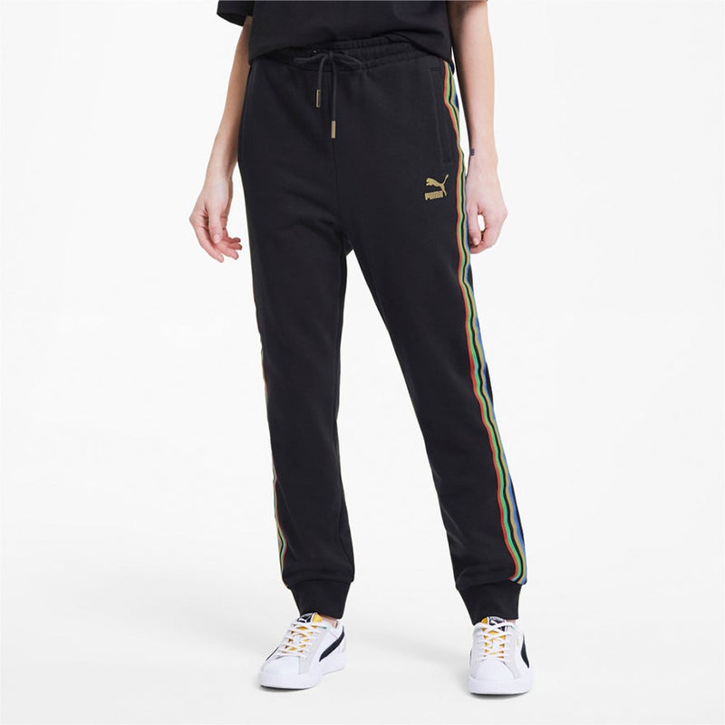 PUMA (WMNS) PUMA World Resonance Series Drawstring Knitted Trousers - Image 2