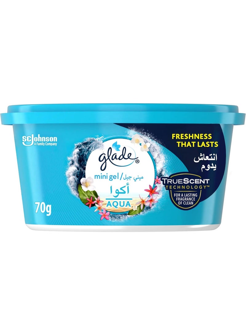 Glade Mini Gel Air Freshener – Aqua – 70g - Image 1
