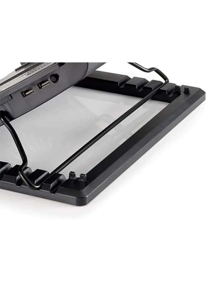 Generic 1-Fan Laptop Cooling Stand – Adjustable Height, Anti-Slip, USB Powered for Laptops up to 17"  - Image 4