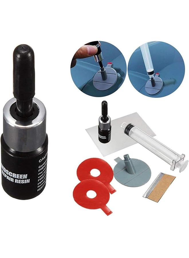 Excefore Fast Repair Diy Car Windshield Repair Kit, Windshield Repair Kit, To Fix Auto Glass Windshield Crack Chip Scratch, For Bulls Eyes Star Half Moon Long Crack Combination Repairment - Image 4