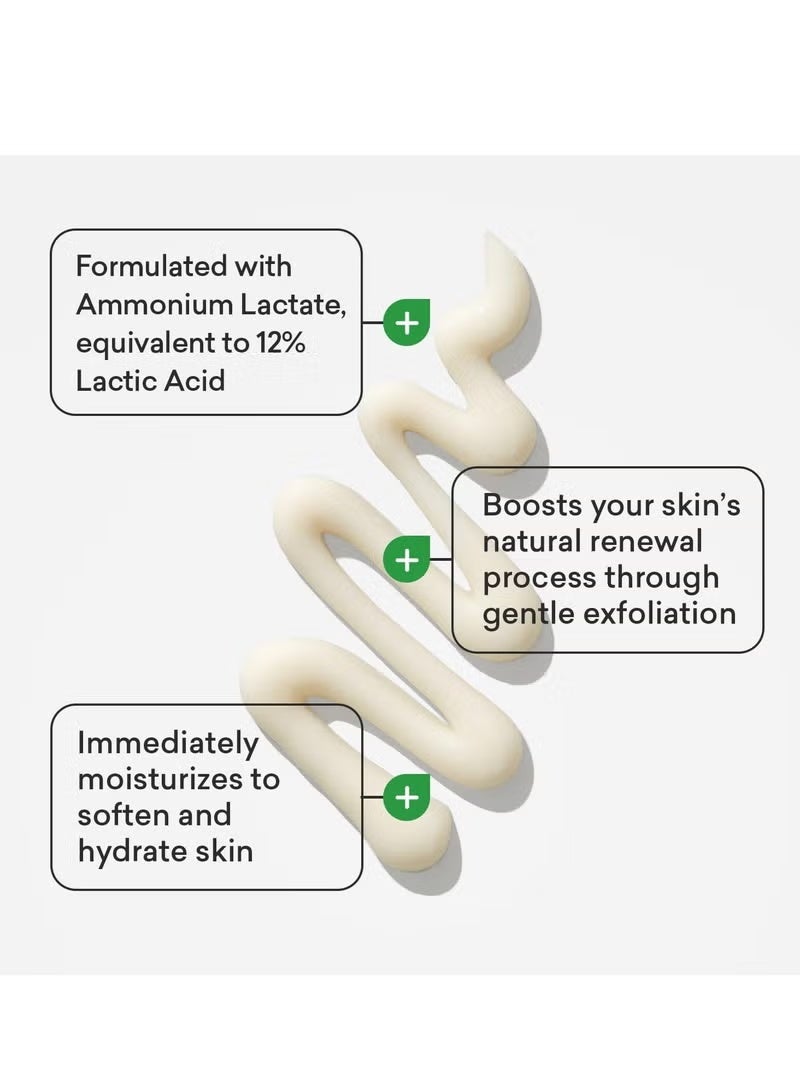 AmLactin Daily Nourish 12% Lactic Acid Exfoliating Hydrating Body Lotion, Instant Moisturizing Skin Radiance Restoring Gentle Exfoliator Deep Hydration Body Cream Fragrance Free Paraben Free Skin Care Lotion For Rough Dry Flaky Skin, 225g - Image 4