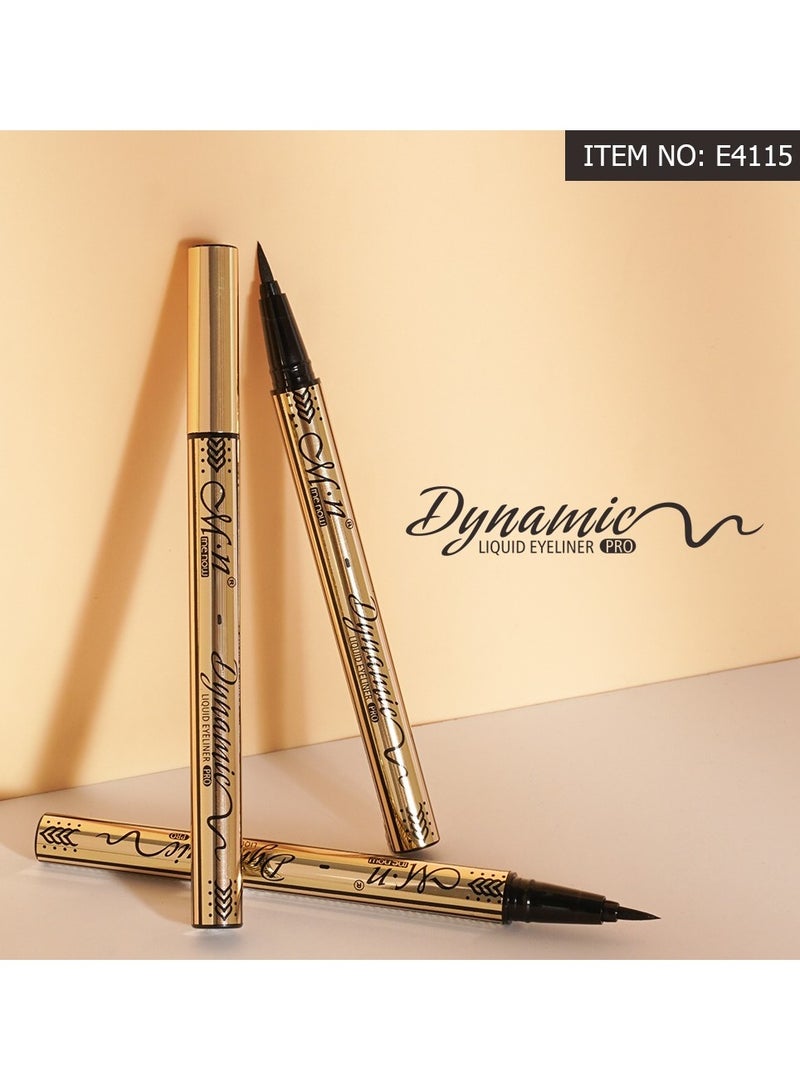 مي ناو محدد العيون السائل الديناميكي من مي ناو - أسود - E4115 - Image 4