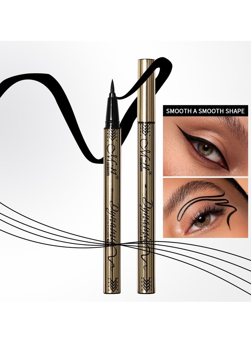 مي ناو محدد العيون السائل الديناميكي من مي ناو - أسود - E4115 - Image 2