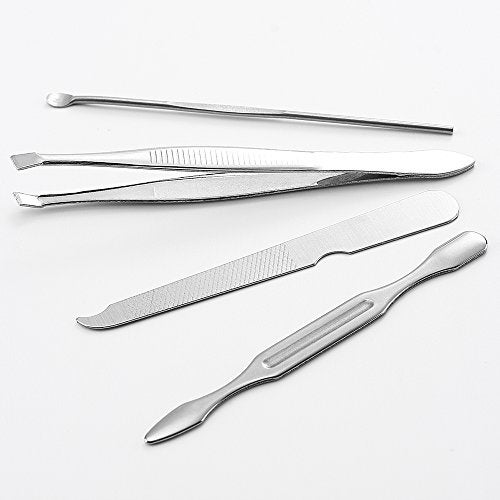 QLL 3 Pack 7Pcs Manicure Set, Stainless Steel Nail Clipper Set with case, Personal Pedicure Kit for Women Men Girls Travel - Image 4