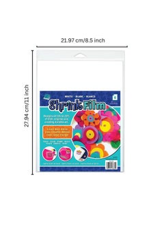 Grafix Graphix Shrink Film, White, 8.5X11, 6Ct  - Image 2