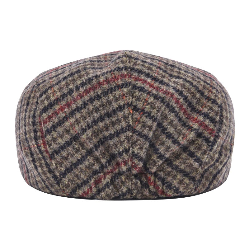 STARANCE Men's Flat Cap Wool Tweed Driving Irish Newsboy Hat (Houndstooth Coffee) - Image 5