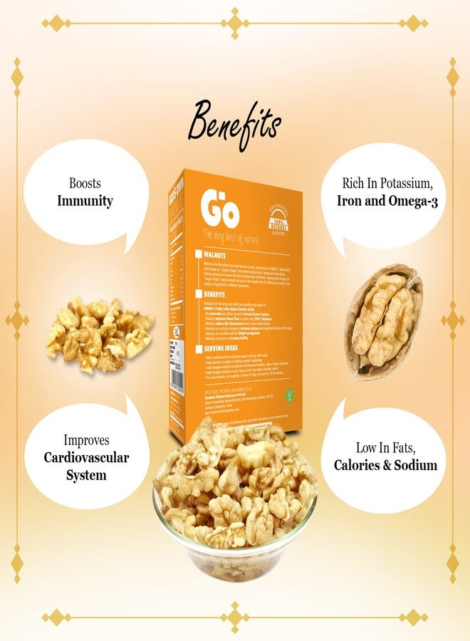 GO Kashmiri Light Broken Walnuts Without Shell - 1Kg (250g x 4) | Kashmiri Akhrot Giri for Baking, Cooking & Snacking - Image 5