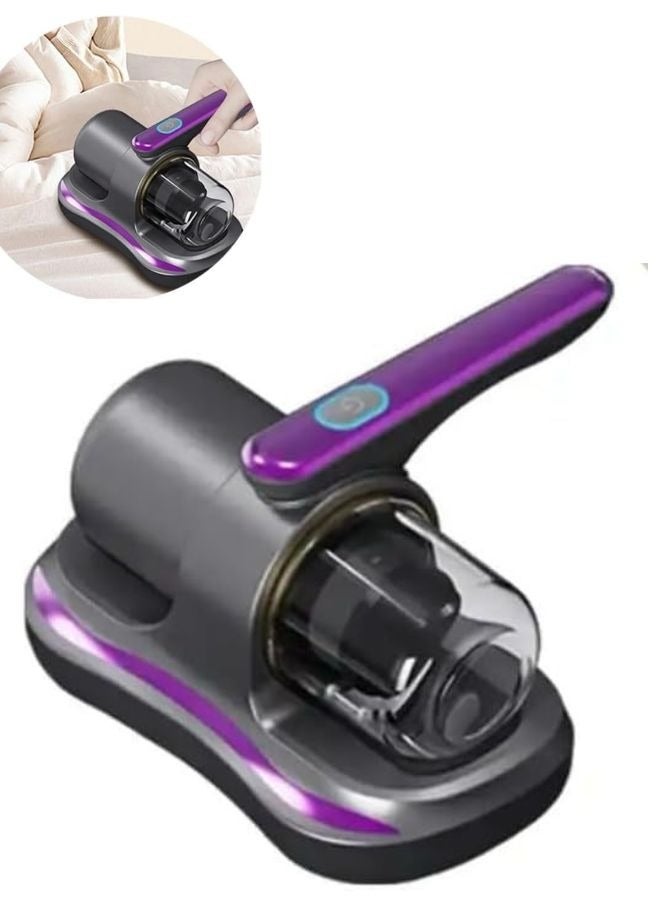 Rich Life Wireless Mini Anti-Mite Vacuum Cleaner – Portable Handheld UV Dust Mite Remover – USB Rechargeable Deep Mattress & Bedding Cleaner – Lightweight Acarid Vacuum for Home Hygiene - Image 1