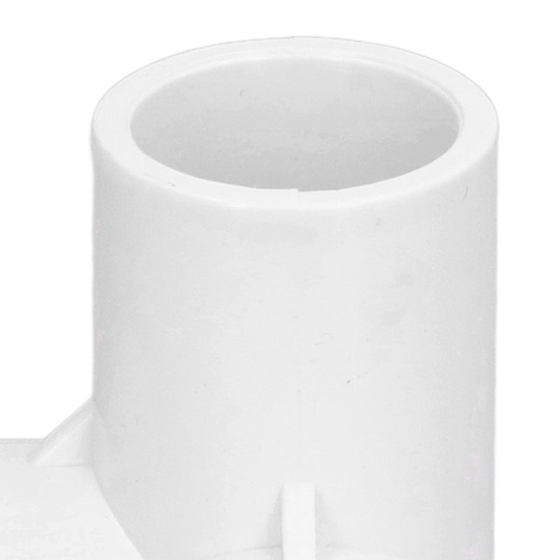 10PCS 3 Way Pipe Fittings PVC Plastic Right Angle Tee Corner Connector 20mm Inner Diameter White - Image 4