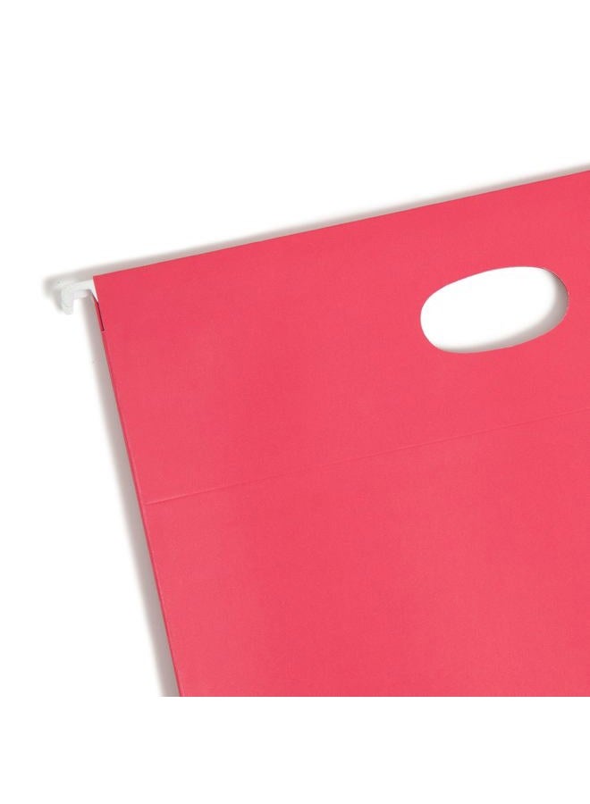 Smead Hanging Pocket with Full-Height Gusset, 3-1/2" Expansion, Letter Size, Assorted Colors, 4 per Pack (64291) - Image 2