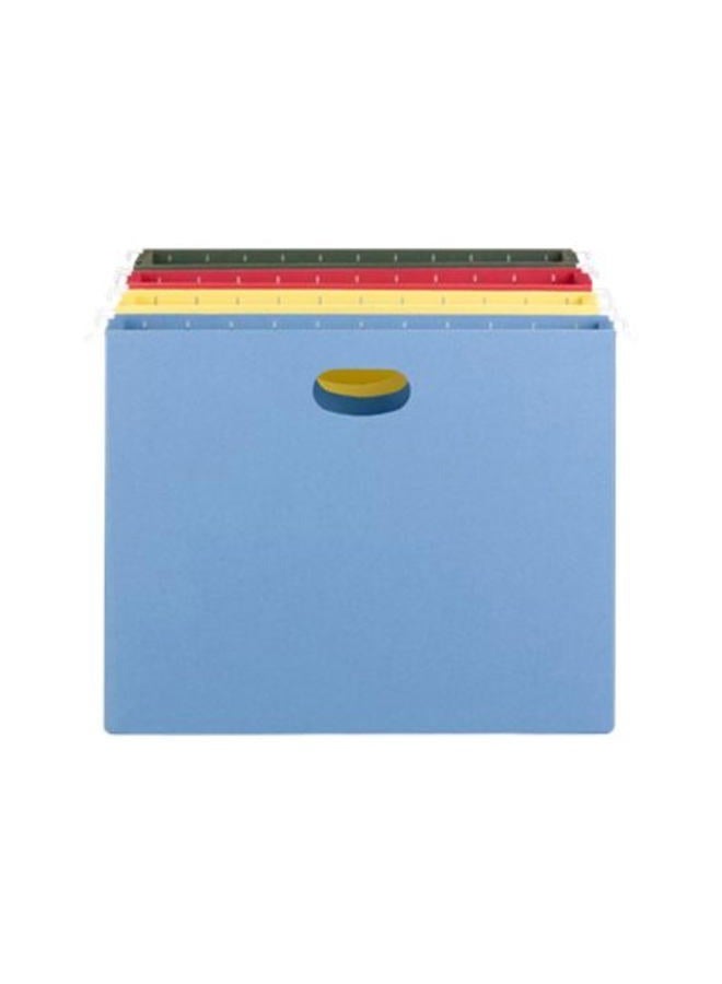 Smead Hanging Pocket with Full-Height Gusset, 3-1/2" Expansion, Letter Size, Assorted Colors, 4 per Pack (64291) - Image 5