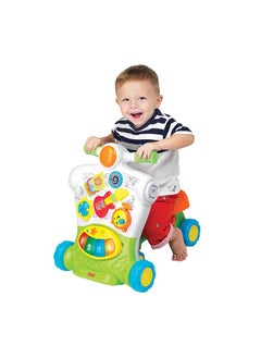Happy Kids Little Learners 3 In 1 Ride-on Walker - Sit, Stand, Ride, Removable Piano, Interactive Dashboard, Durable Design, 9m+  - Image 2