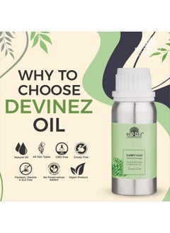 Devinez Curry Leaf Essential Oil, Kadi Patta, 100ml - 100% Pure, Natural & Undiluted in Anodized Aluminum Bottle for Acne, Irritated Skin, Aromatherapy, Massage, Dandruff Care, Natural Remedies - pzsku/ZDBB40FEEA1A9E9E86269Z/45/_/1738306189/f3a9a007-d0e3-4c4c-b408-13560cff8ef5