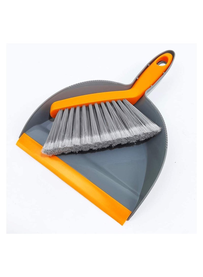 Dustpan and Soft Brush Set Desktop Mini Broom Brush Cleaning Small Dustpan Light Partial Cleaning Special widely Used In Bathroom,Kitchen,Home, Lobby, Table Desktop - Image 1