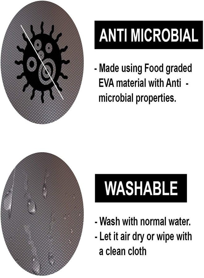 DALUCI Multipurpose Super Strong EVA Anti-Slip Bathroom Kitchen Cabinet Drawer Shelf Mat Liner Sheets Roll, Fridge Mat, Table Mat (45cm X 3 Meters Roll, Grey) - Image 5