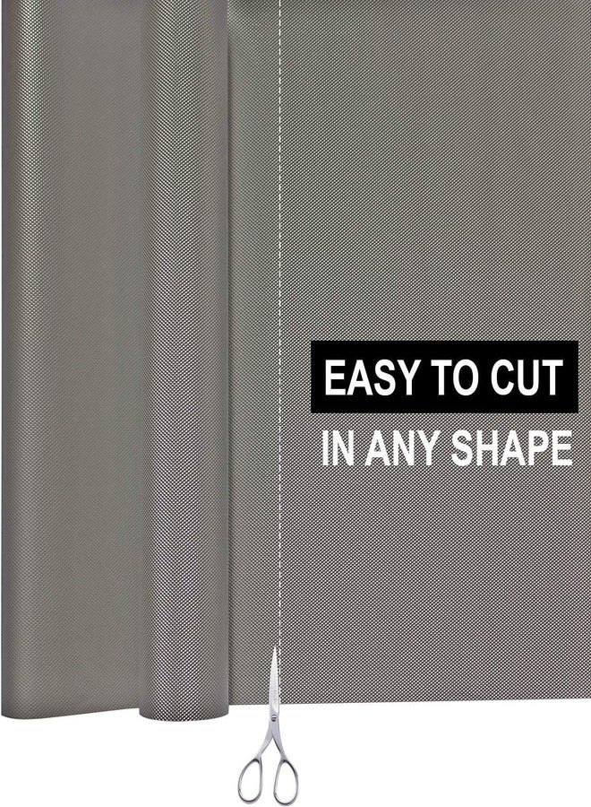 DALUCI Multipurpose Super Strong EVA Anti-Slip Bathroom Kitchen Cabinet Drawer Shelf Mat Liner Sheets Roll, Fridge Mat, Table Mat (45cm X 3 Meters Roll, Grey) - Image 3