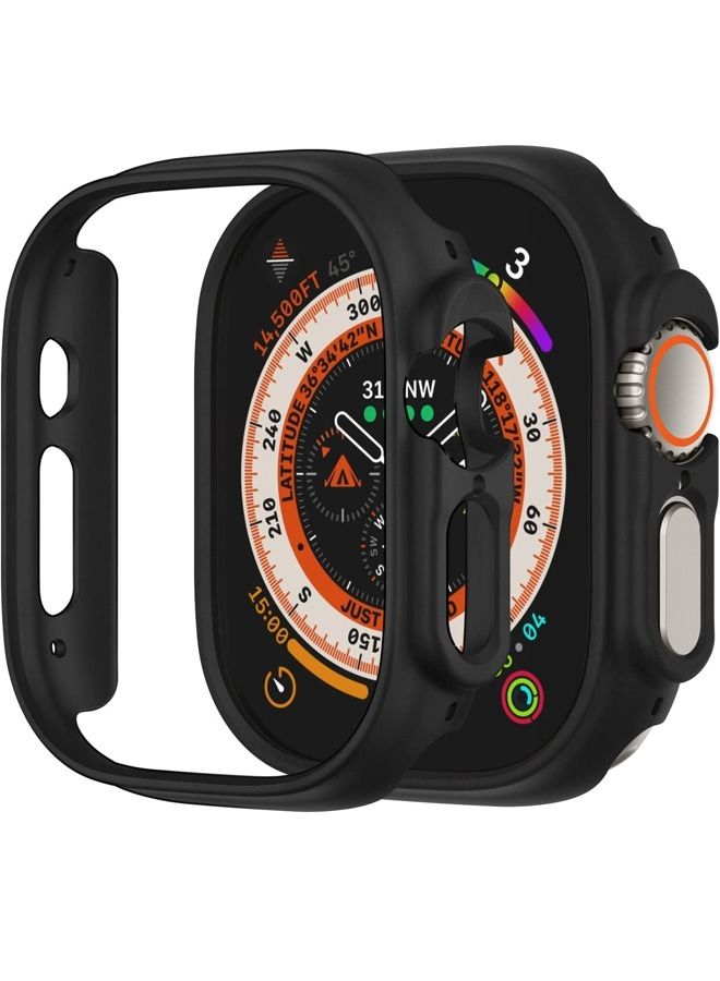 روك بو متوافق مع أبل ووتش سلسلة 8 سوبر هارد واقي من الصدمات الترا رقيقة تغطي كامل حافة متوافق مع سلسلة iWatch 8 ultra 49mm 1 حزمة - Image 1