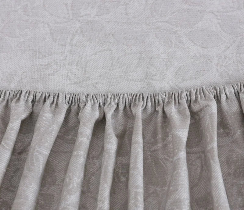 DWELL 200 Thread Count Printed Sunrich Fitted Sheet Set - Reverse