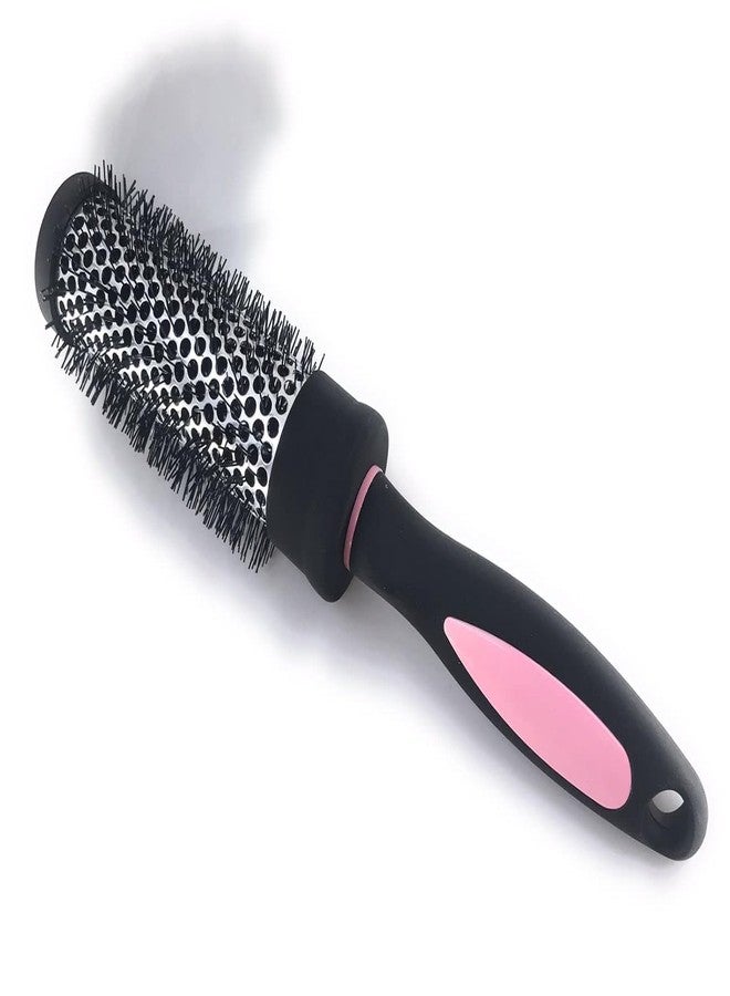 روبي فيس مجموعة فرش روبي فيس الدائرية لتجفيف الشعر وتجعيده، مجموعة فرش شعر دائرية لتصفيف الشعر المجعد والمستقيم للنساء في صالونات التجميل، (وردي، 25 مم + 32 مم + 45 مم - 3 قطع) - Image 4