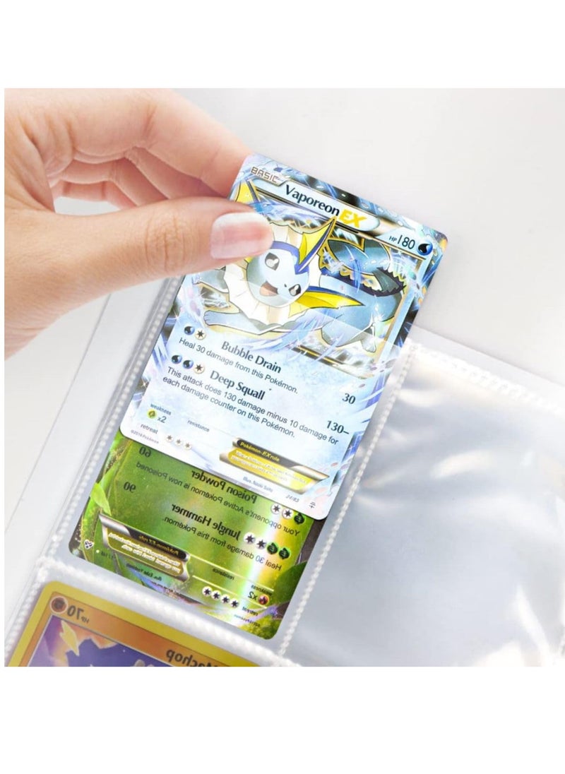 Card Album For Pokemon,Folder Book Card Holder With Pokemon,Trading Card Album Compatible With Pokemon Cards,24 Pages 432 Cards Capacity