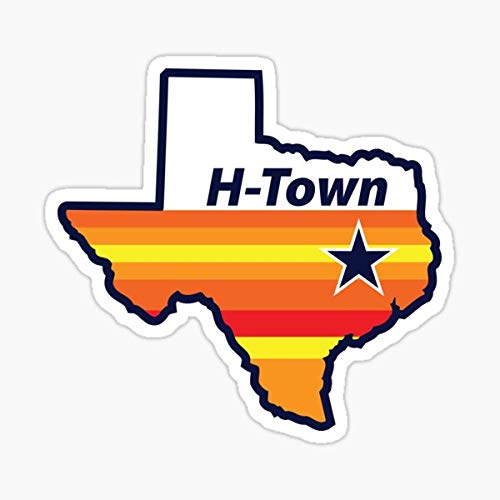 HTown Sticker Sticker DIe Cut Vinyl Bright Print Sticker