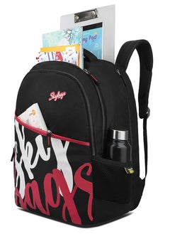 Skybags Skybags Qube 02 28 Litre Casual School Standard Backpack Black  - Image 2