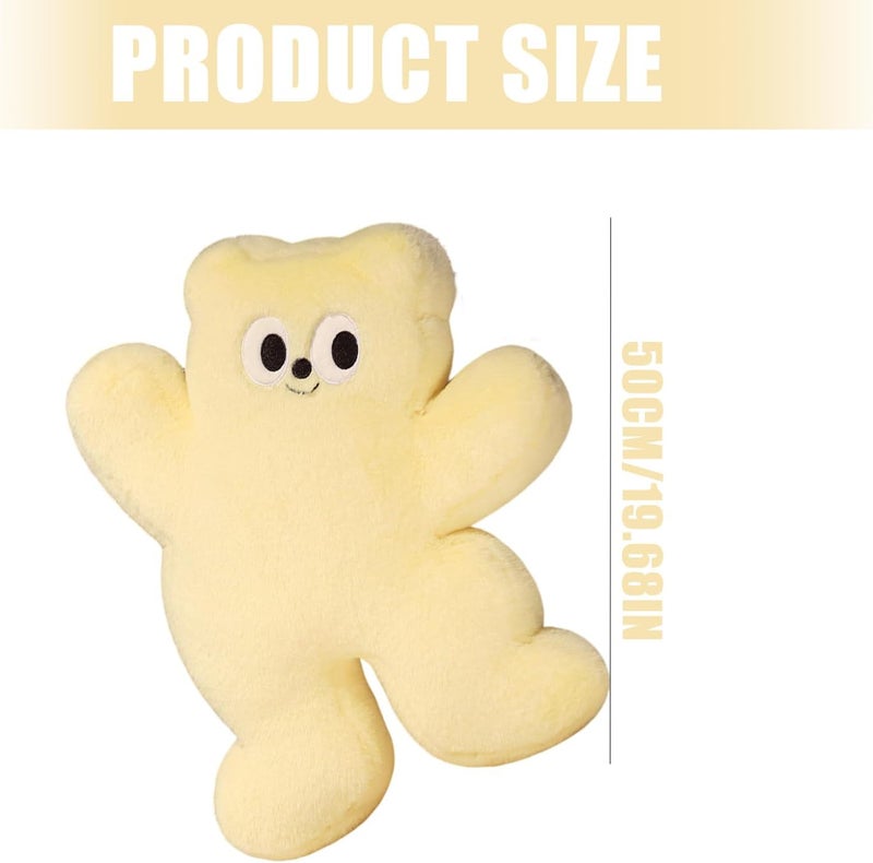 Soft Bear Pillow with Washable Cover As Decorative Cushion Or Playmates Decorative Polkas Dot Cushion - Image 4
