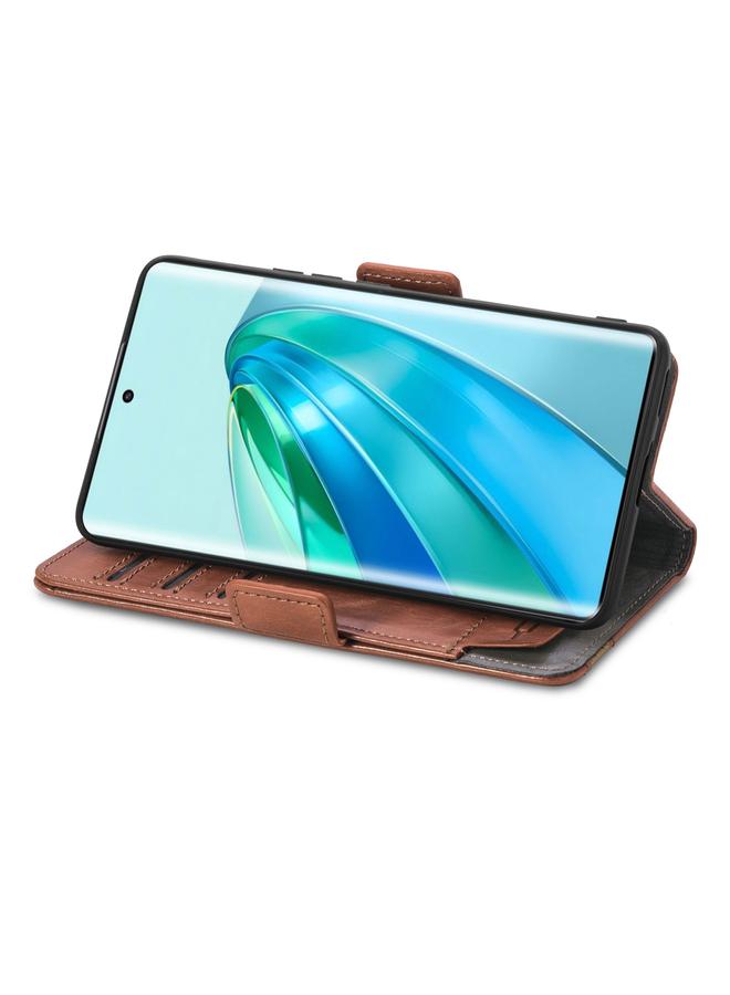 S-TOP Case For Honor X9a CaseNeo Splicing Dual Magnetic Buckle Leather Phone Case - Image 4