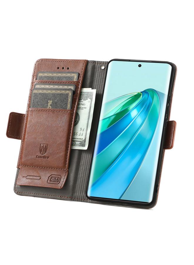 S-TOP Case For Honor X9a CaseNeo Splicing Dual Magnetic Buckle Leather Phone Case - Image 3