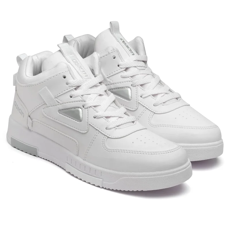 Asian White Casual Sneakers for Men and Boys