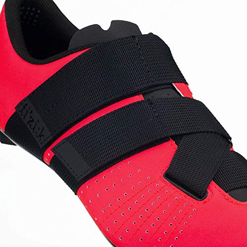 Fizik Tempo Powerstrap R5, Innovative Cycling Shoes, Coral/Black, 6 US - Image 3