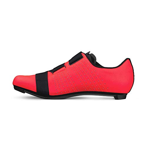 Fizik Tempo Powerstrap R5, Innovative Cycling Shoes, Coral/Black, 6 US - Image 2