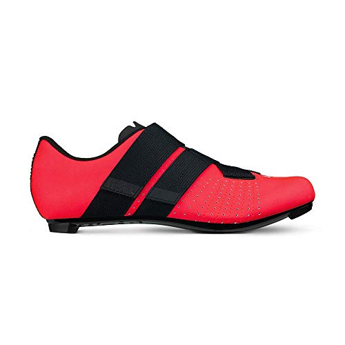 Fizik Tempo Powerstrap R5, Innovative Cycling Shoes, Coral/Black, 6 US - Image 1