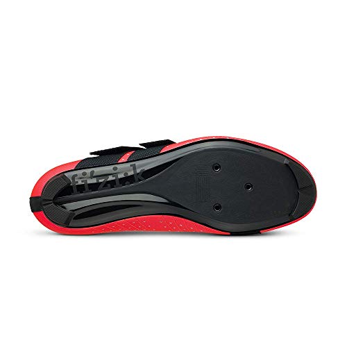 Fizik Tempo Powerstrap R5, Innovative Cycling Shoes, Coral/Black, 6 US - Image 5
