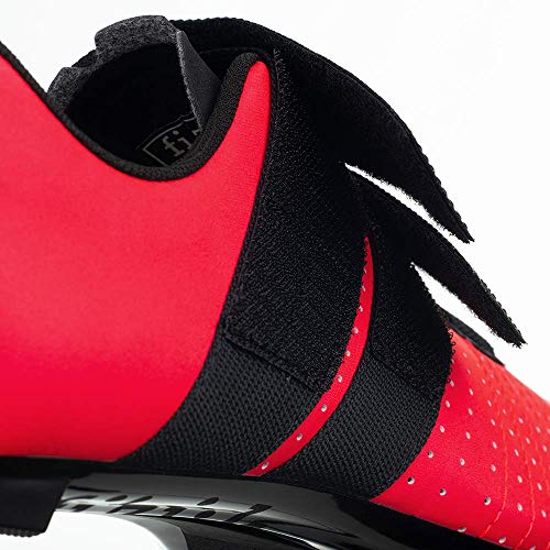 Fizik Tempo Powerstrap R5, Innovative Cycling Shoes, Coral/Black, 6 US - Image 4