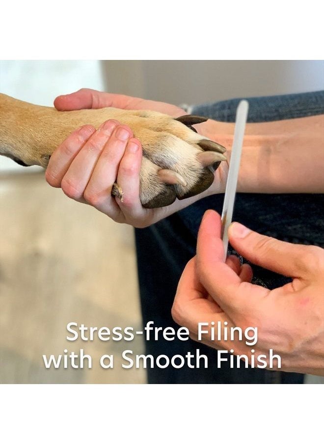 Bona Fide Beauty - Small Dog Nail File Paw Grooming, Trimming & Shaping, Gentle, Painless Pet Nail Filer for Claws & Paws, Ideal for Small Dogs, Cats, Birds - Premium Czech Glass Bona Fide Beauty - Image 1