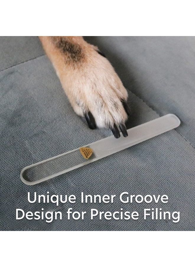 Bona Fide Beauty - Small Dog Nail File Paw Grooming, Trimming & Shaping, Gentle, Painless Pet Nail Filer for Claws & Paws, Ideal for Small Dogs, Cats, Birds - Premium Czech Glass Bona Fide Beauty - Image 1