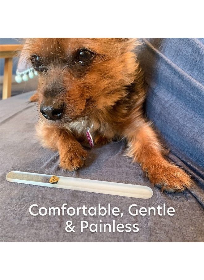 Bona Fide Beauty - Small Dog Nail File Paw Grooming, Trimming & Shaping, Gentle, Painless Pet Nail Filer for Claws & Paws, Ideal for Small Dogs, Cats, Birds - Premium Czech Glass Bona Fide Beauty - Image 1
